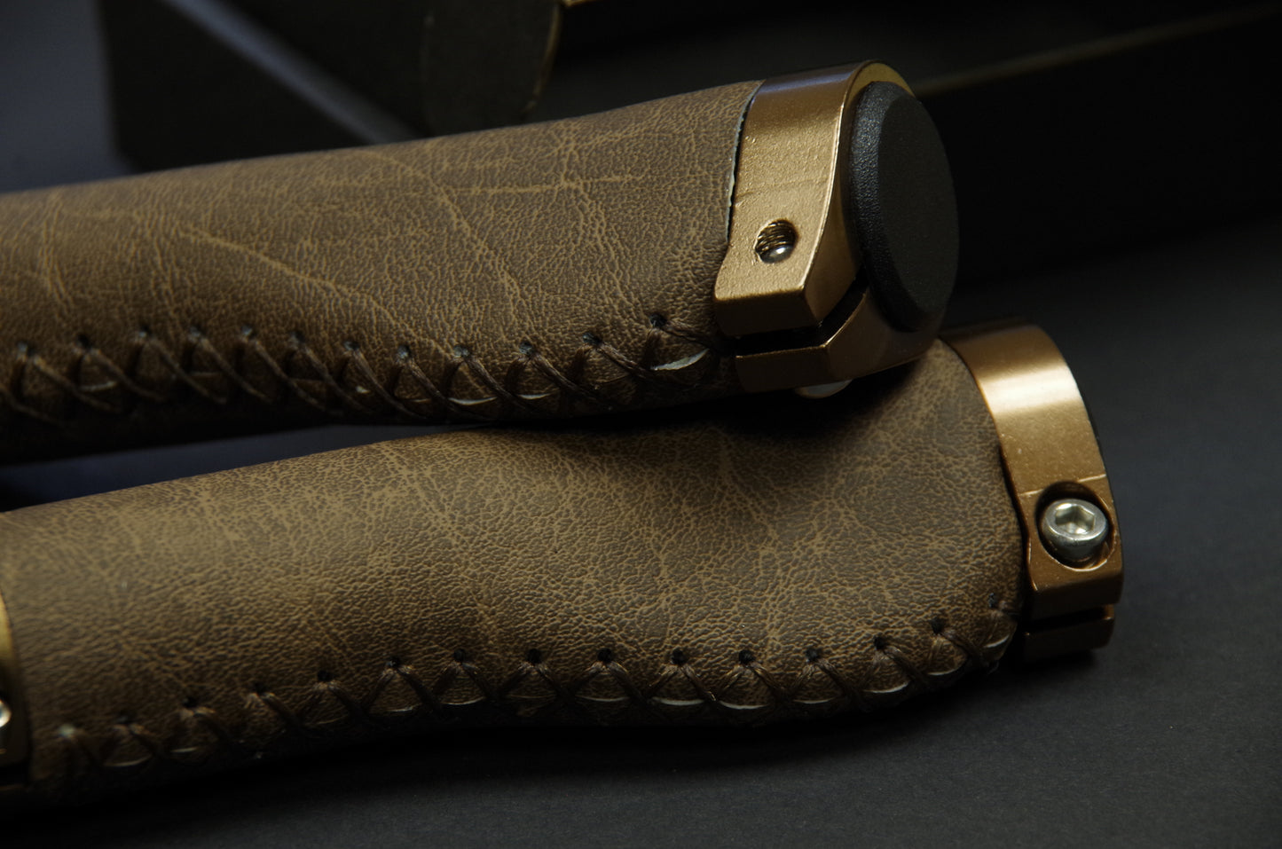 Leather imitation  ergonomic handles