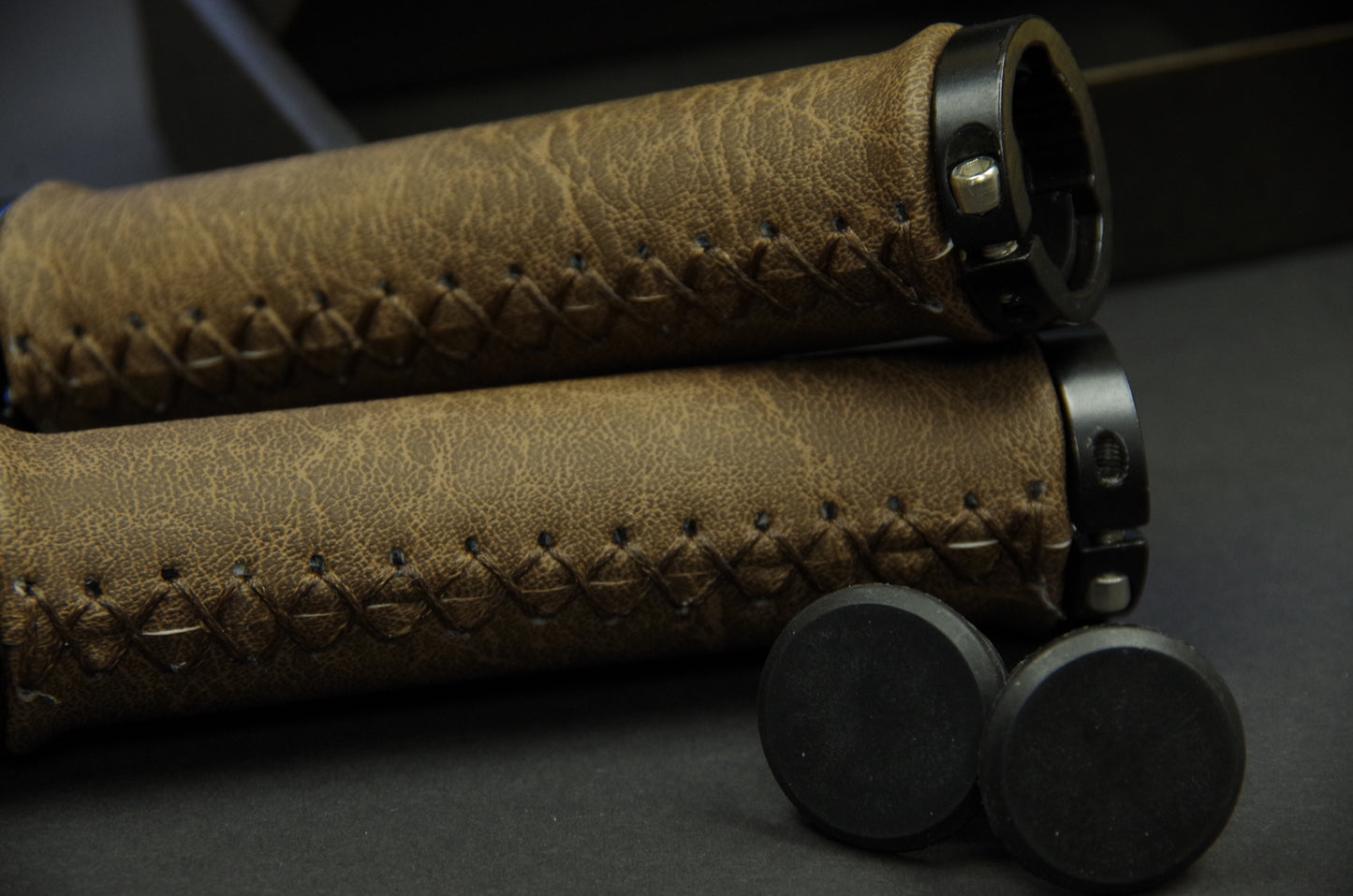 Leather imitation  standard bike-handles
