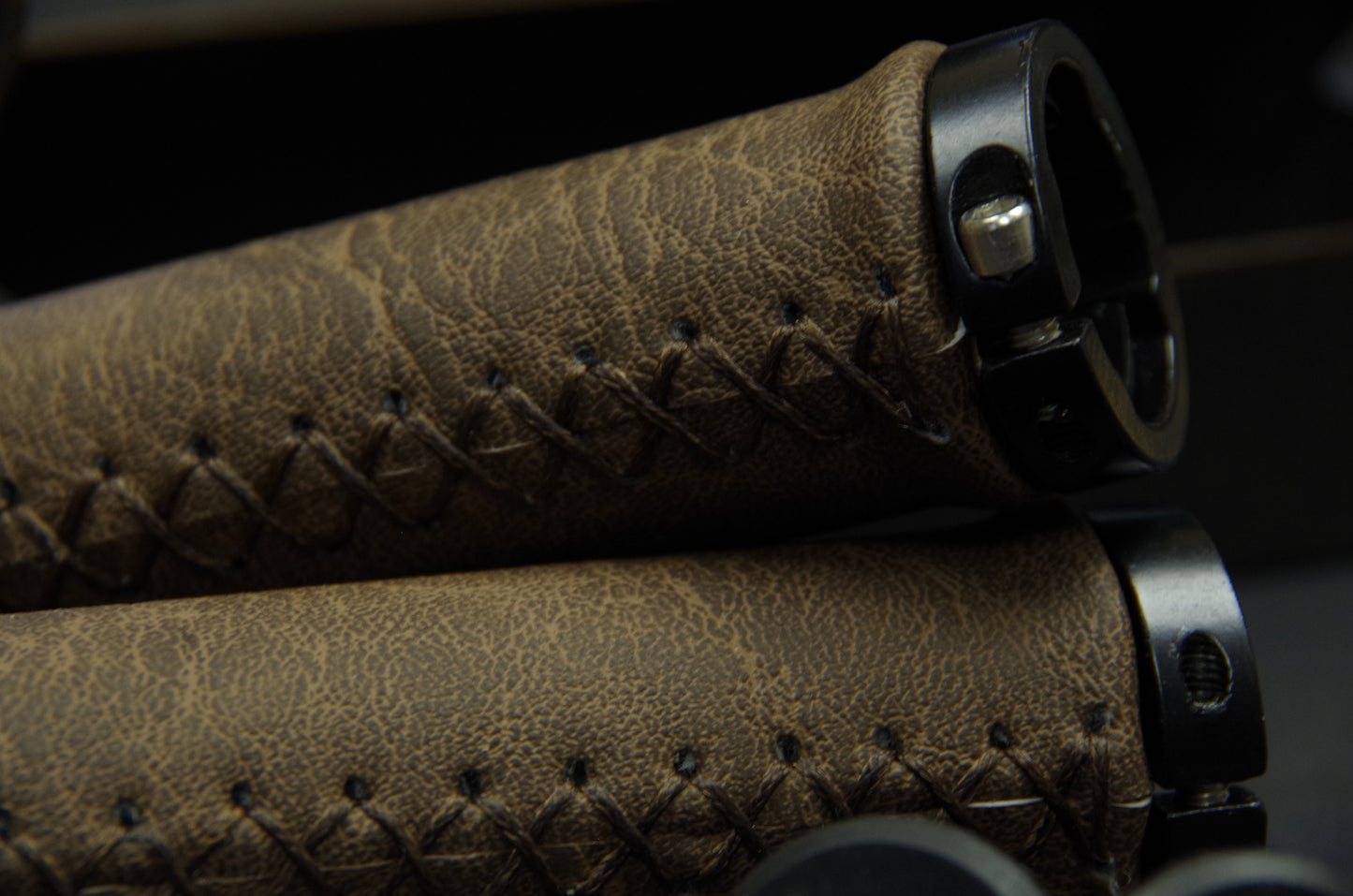Leather imitation  standard bike-handles