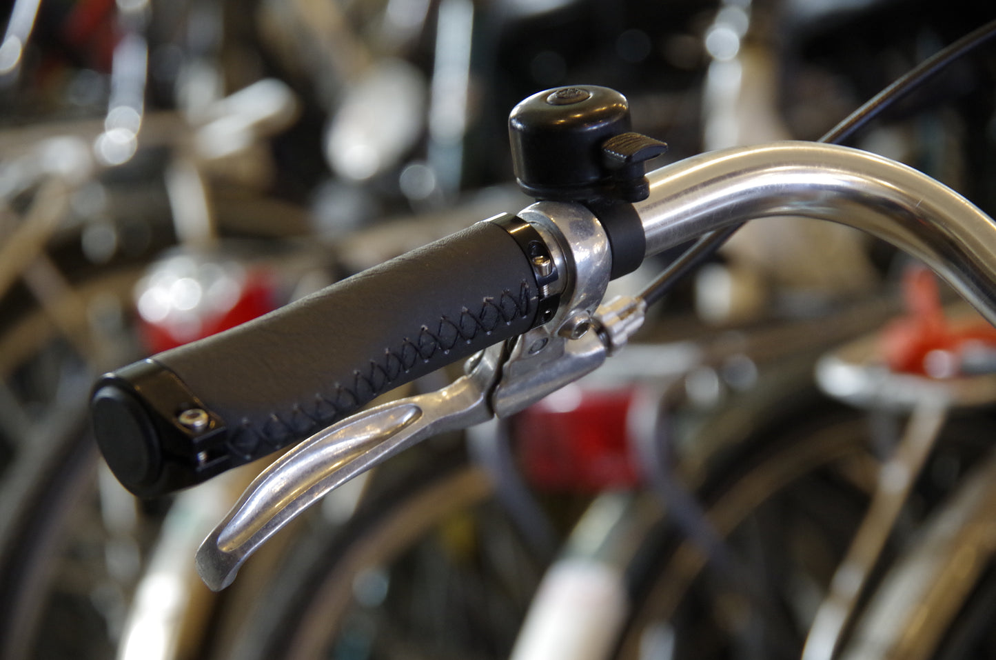 Leather imitation  ergonomic handles
