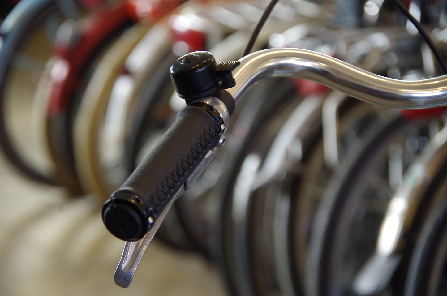 Leather imitation  standard bike-handles
