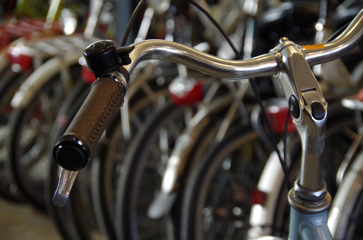 Leather imitation  standard bike-handles